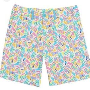 Tipsy Elves DJ beach boombox shorts size large